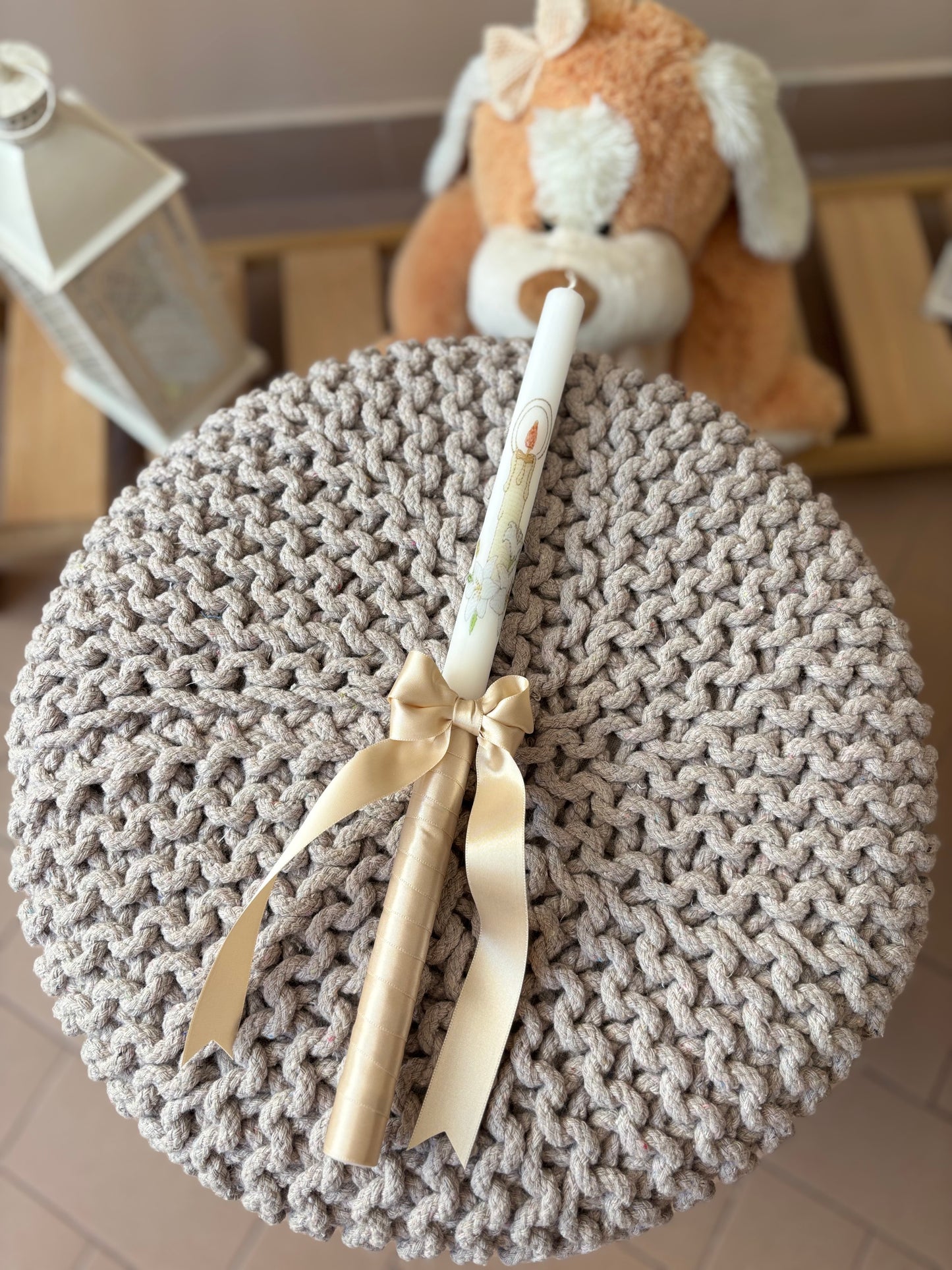 Candela battesimale Giglio