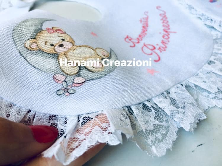 Bavetta orsetto su nuvola dipinto