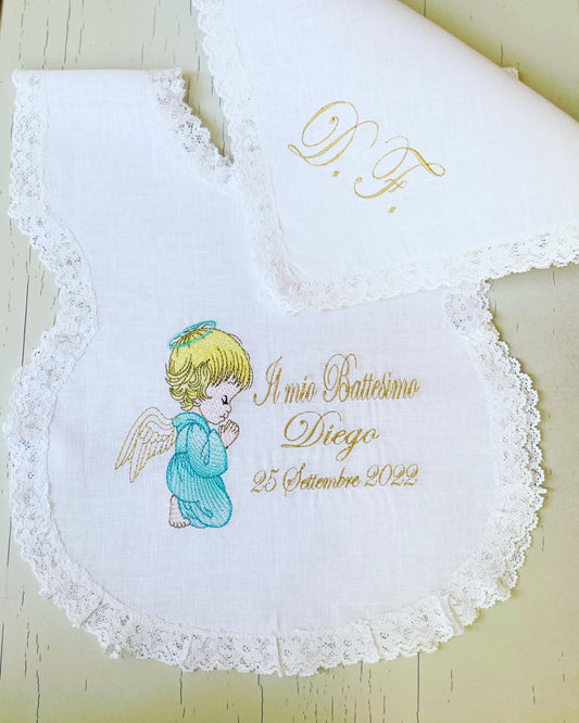 - RICAMO - Camicino battesimale Angioletto