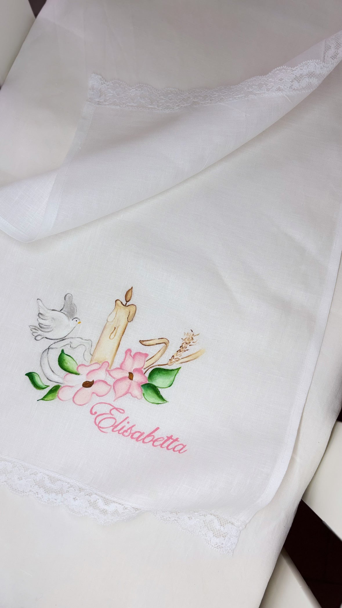 - DIPINTO - Asciugamano battesimale Juliet
