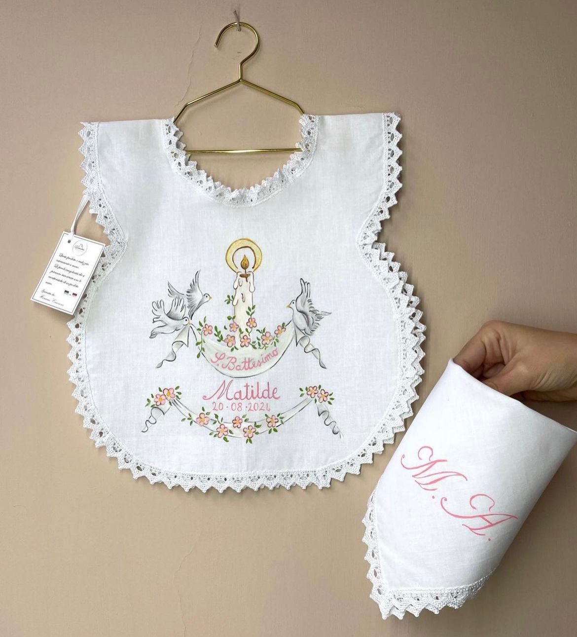 - DIPINTO - Camicino battesimale Matilde