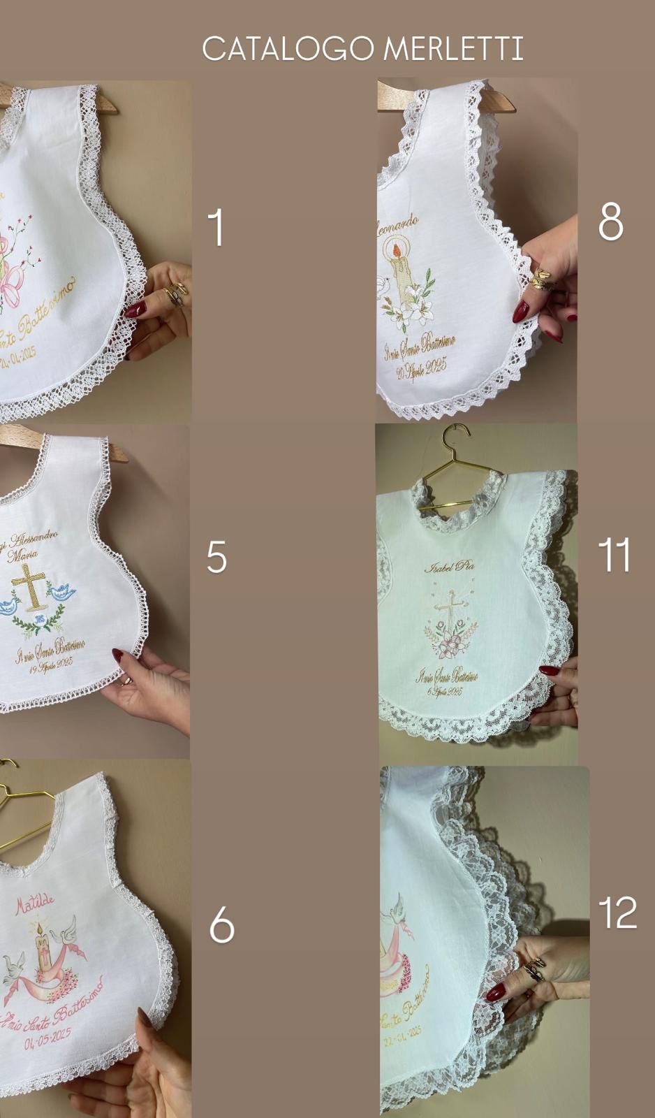 - RICAMO - Camicino battesimale Lawrence
