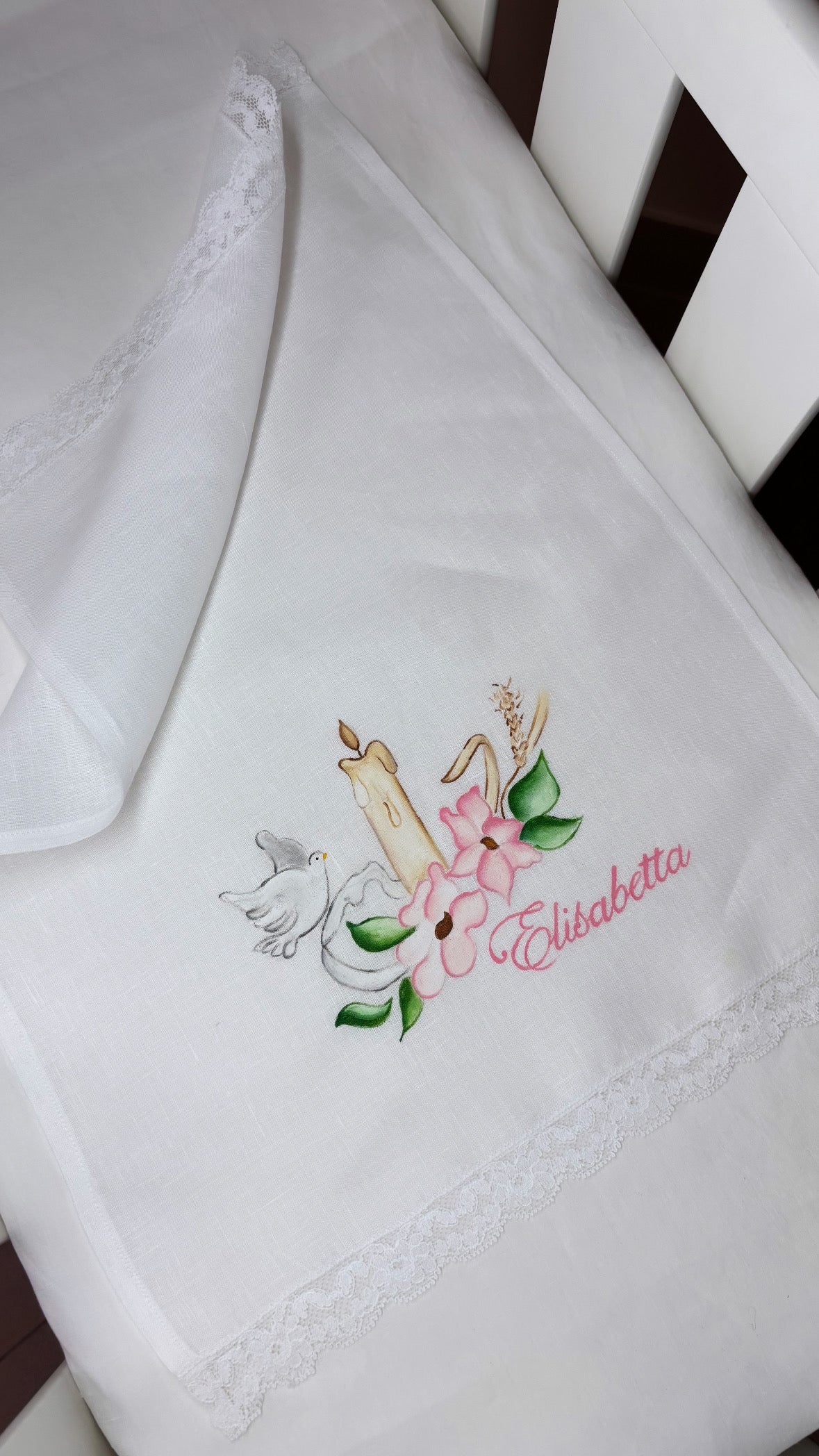 - DIPINTO - Asciugamano battesimale Juliet