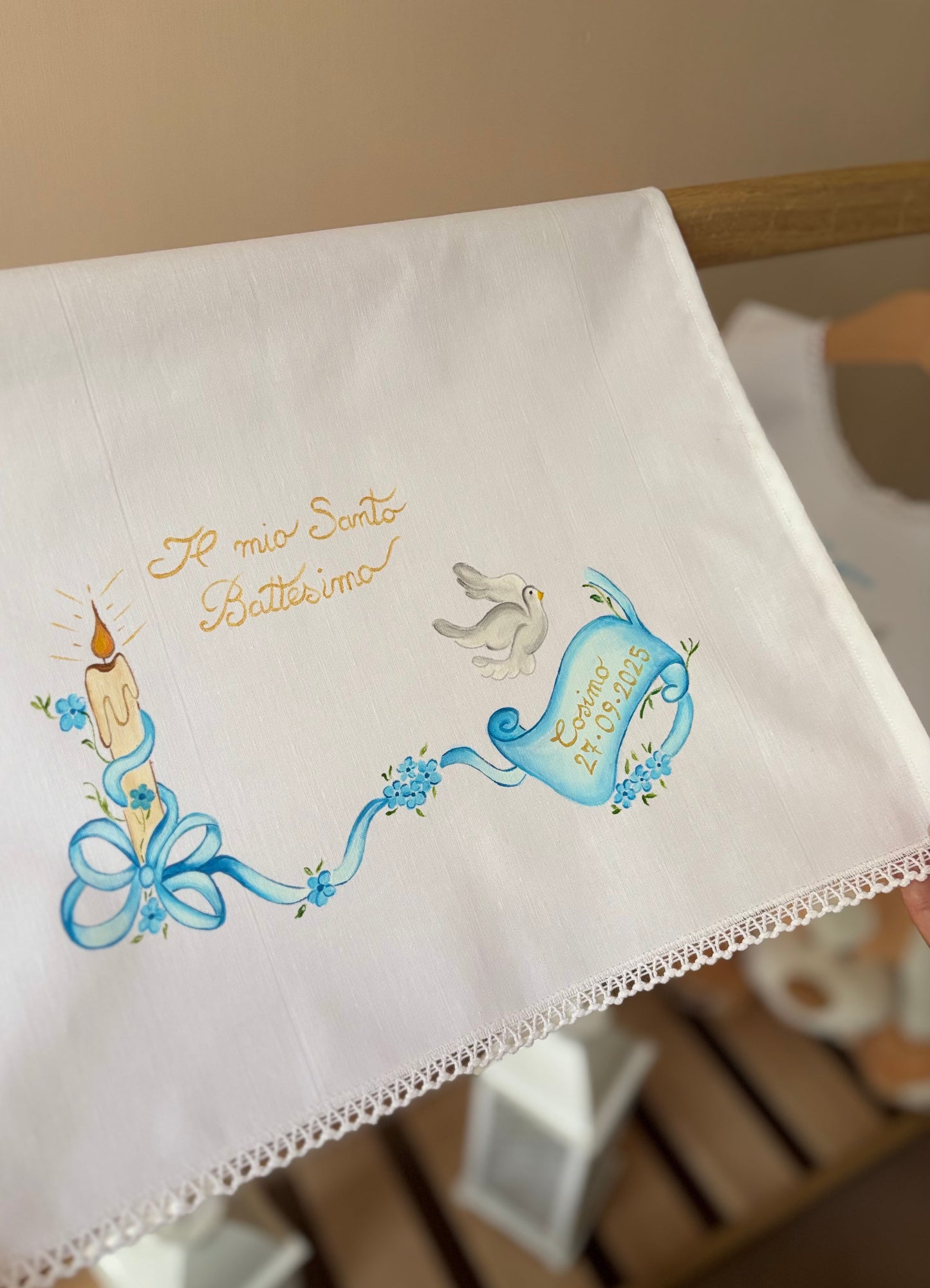- DIPINTO - Asciugamano battesimale Sandy
