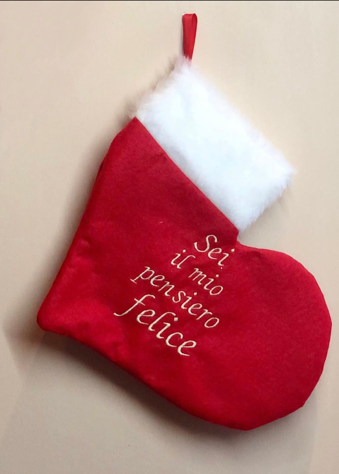 Calza a forma di cuore