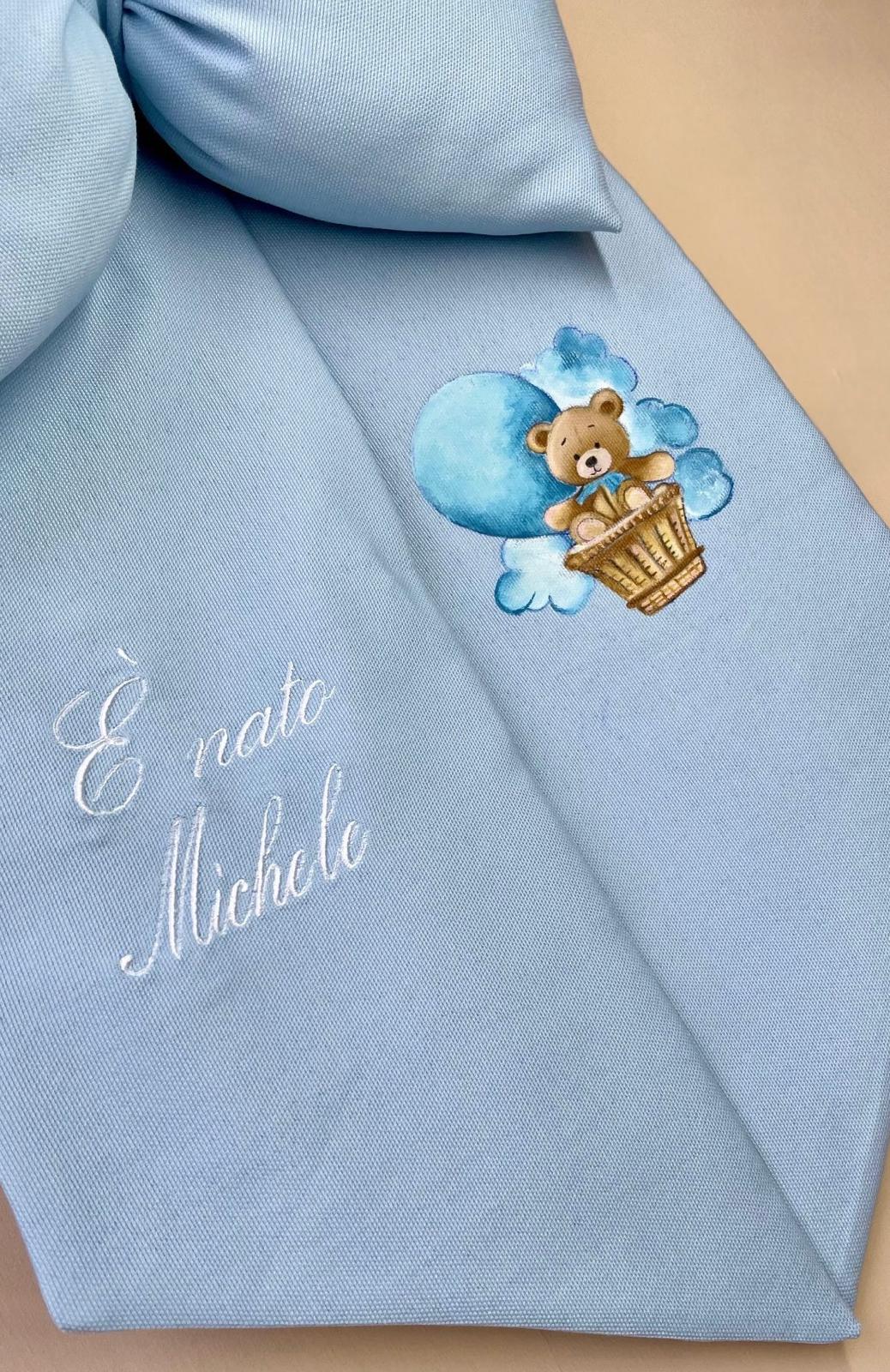 Fiocco Orsetto su mongolfiera