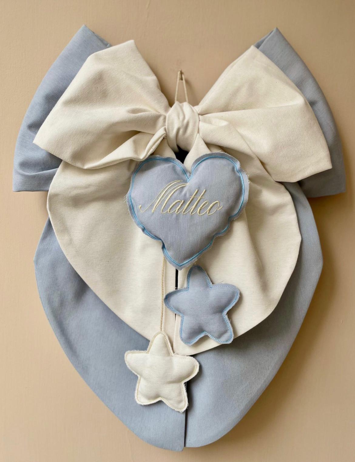 Fiocco Cuore e Stelle