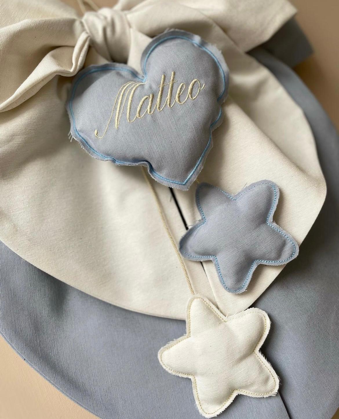 Fiocco Cuore e Stelle