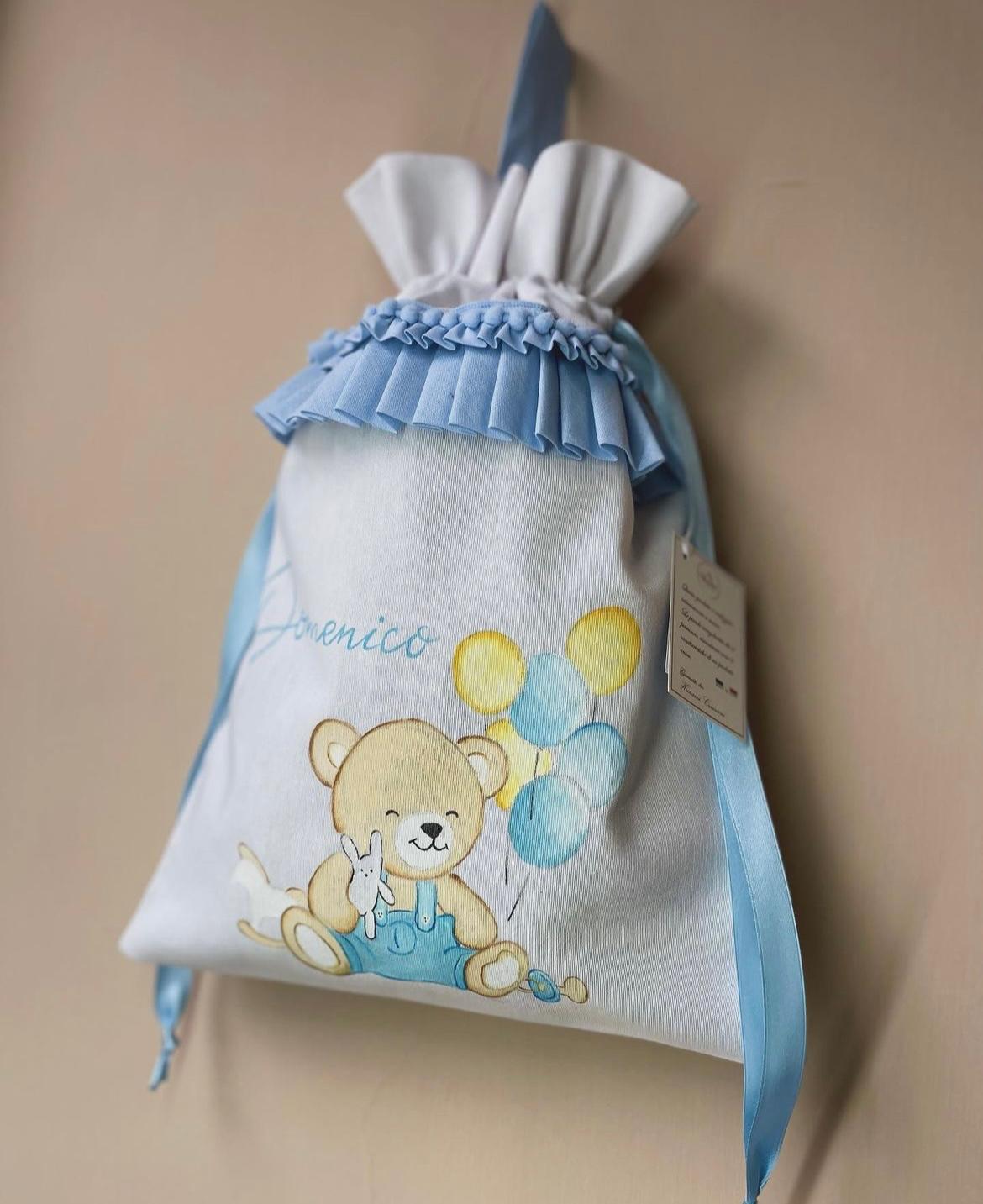 Sacca Orsetto con palloncini