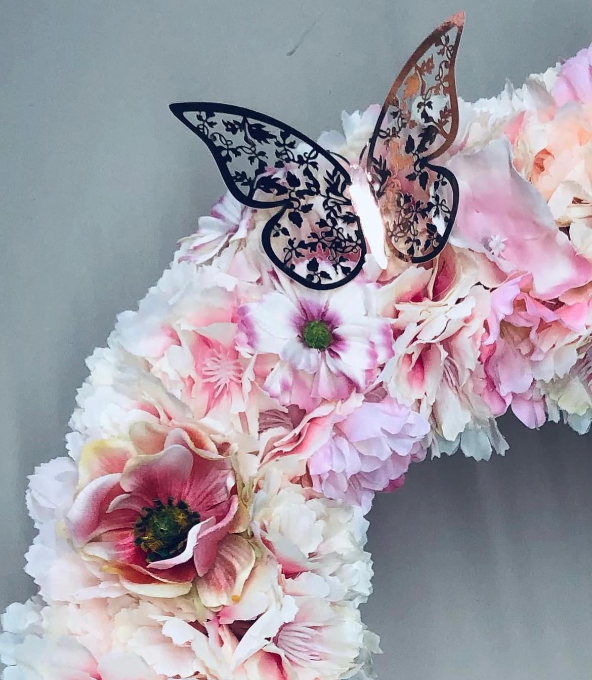 Lettera con Fiori con gancio