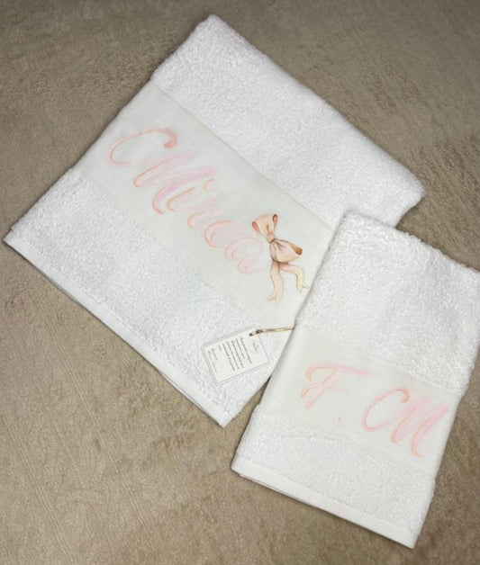 - DIPINTO - Set asciugamani Fiocco