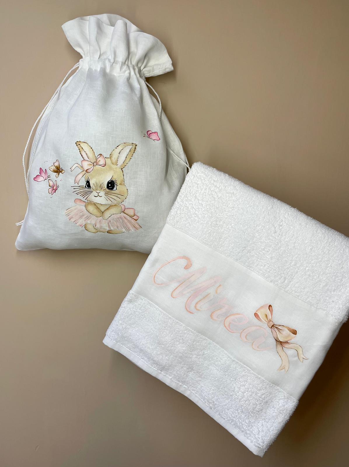 - DIPINTO - Set asciugamani Fiocco