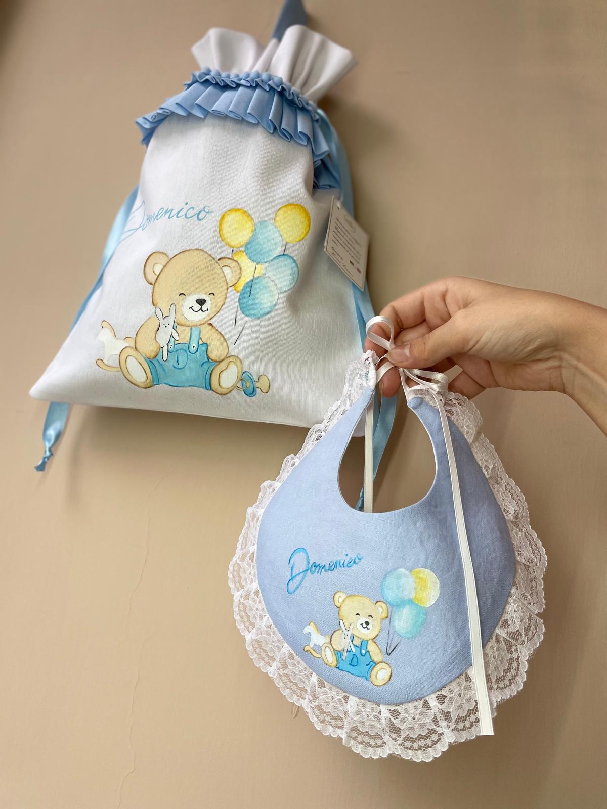 Bavetta lino colorato