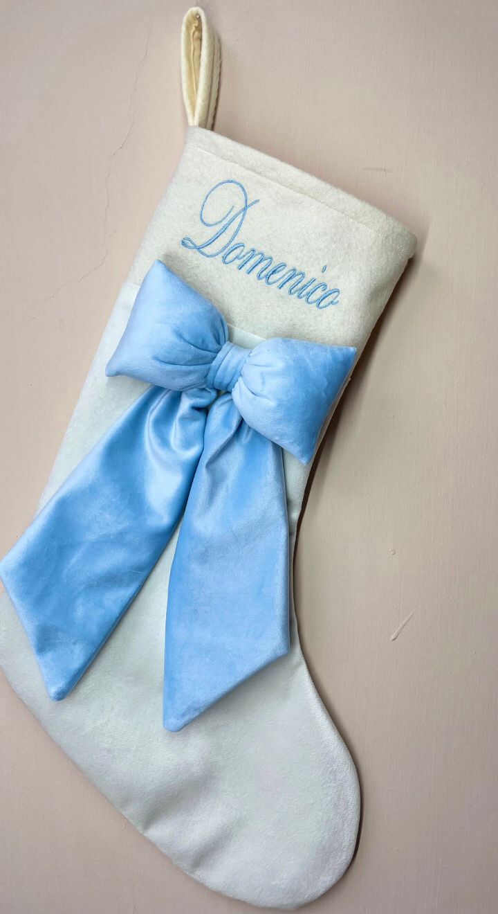 Calza Panna con fiocco