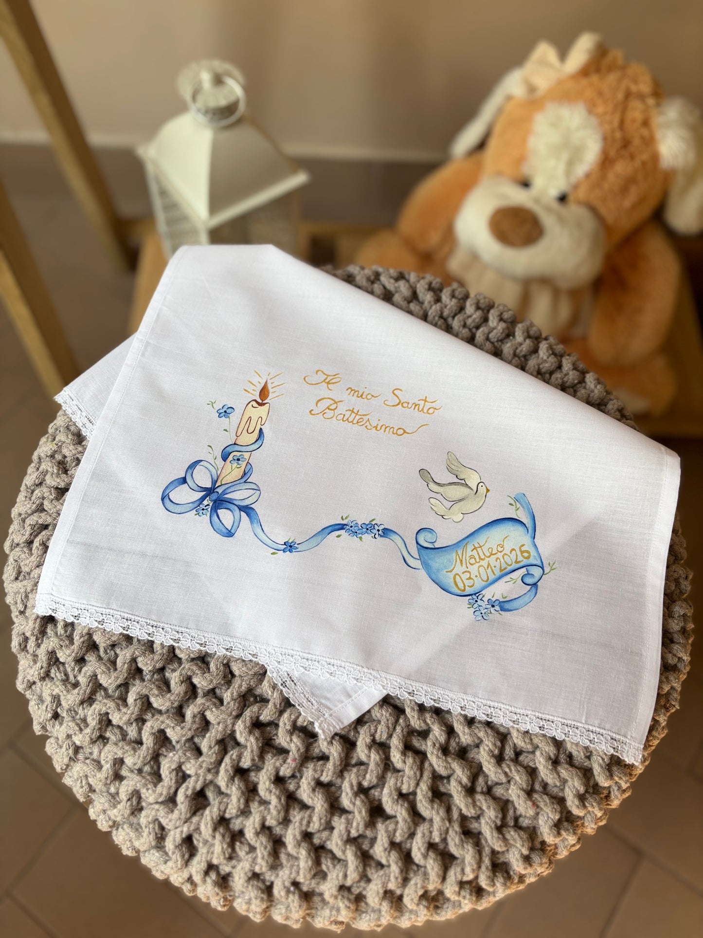 - DIPINTO - Asciugamano battesimale Sandy