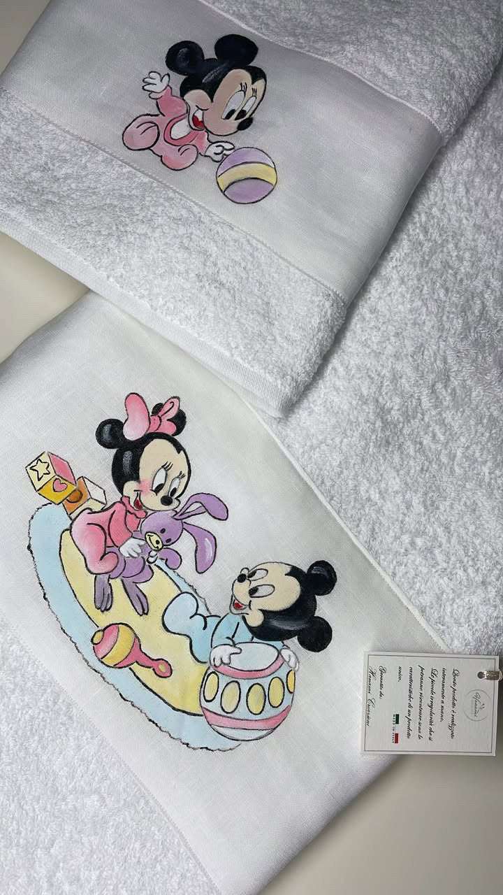 - DIPINTO - Set asciugamani Baby Minnie