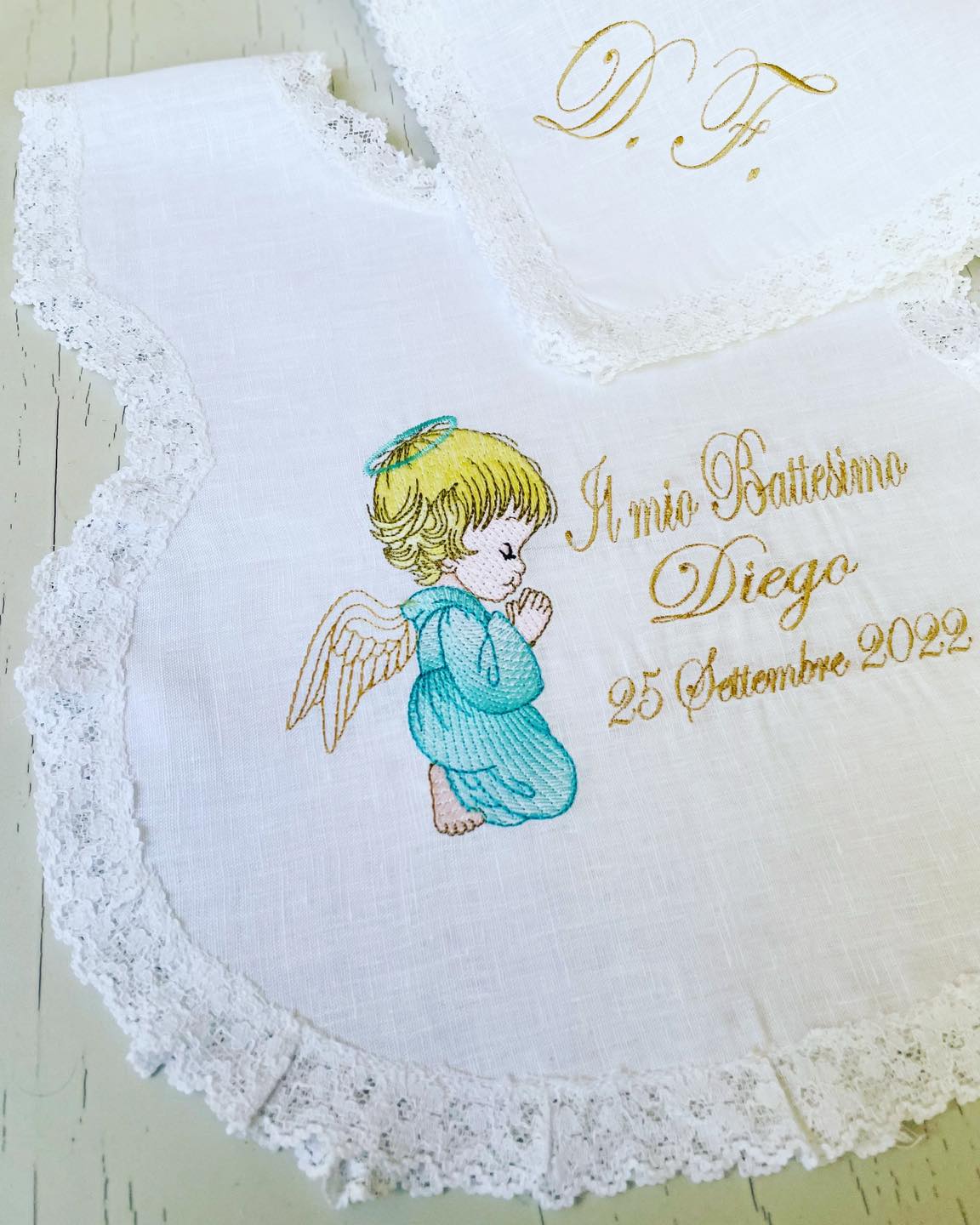 - RICAMO - Camicino battesimale Angioletto