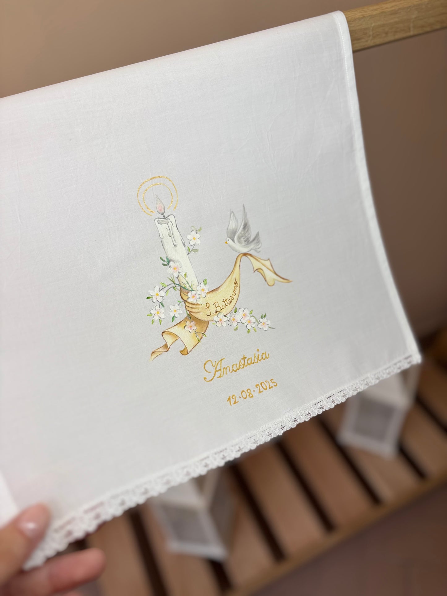 - DIPINTO - Asciugamano battesimale Ayssa