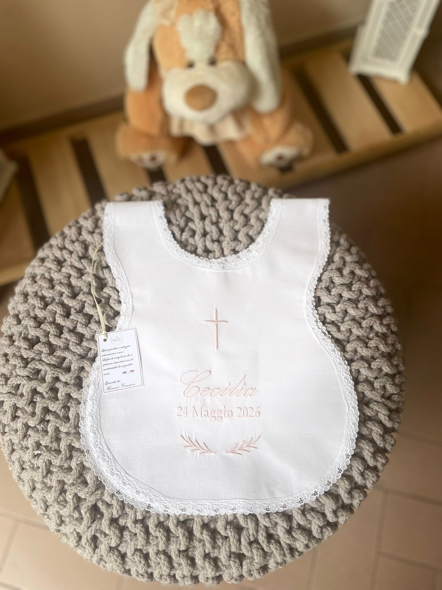 - RICAMO - Camicino battesimale Lusy