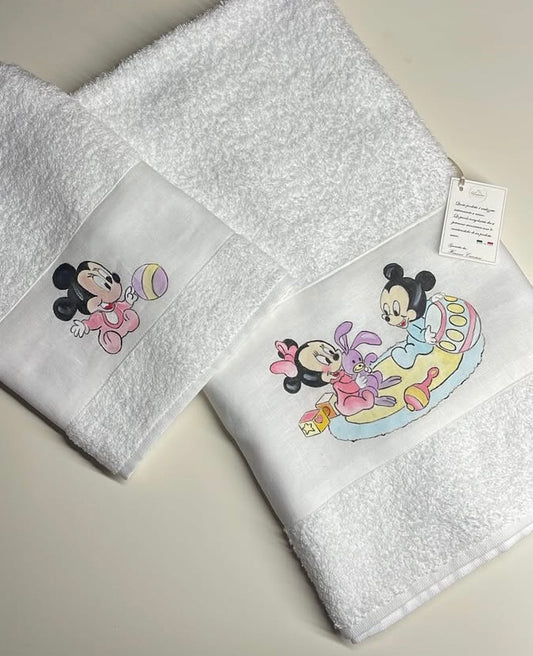 - DIPINTO - Set asciugamani Baby Minnie