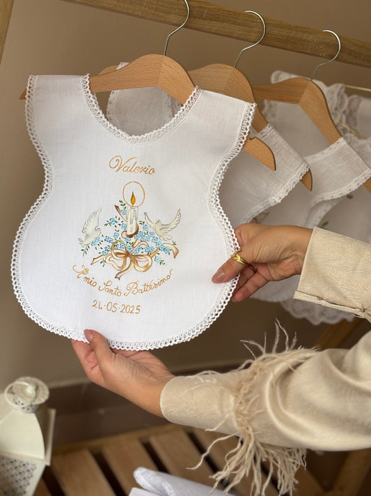 -DIPINTO- Camicino battesimale Valerì