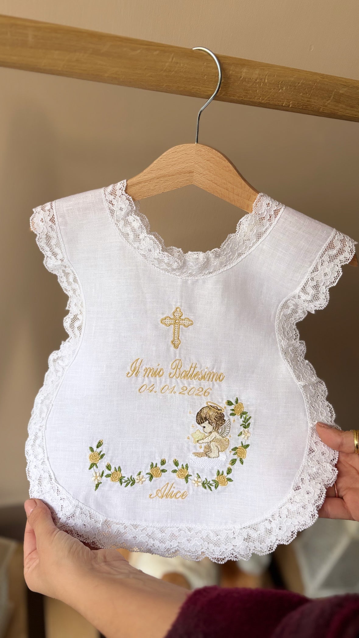 - RICAMO - Camicino battesimale Beatrix