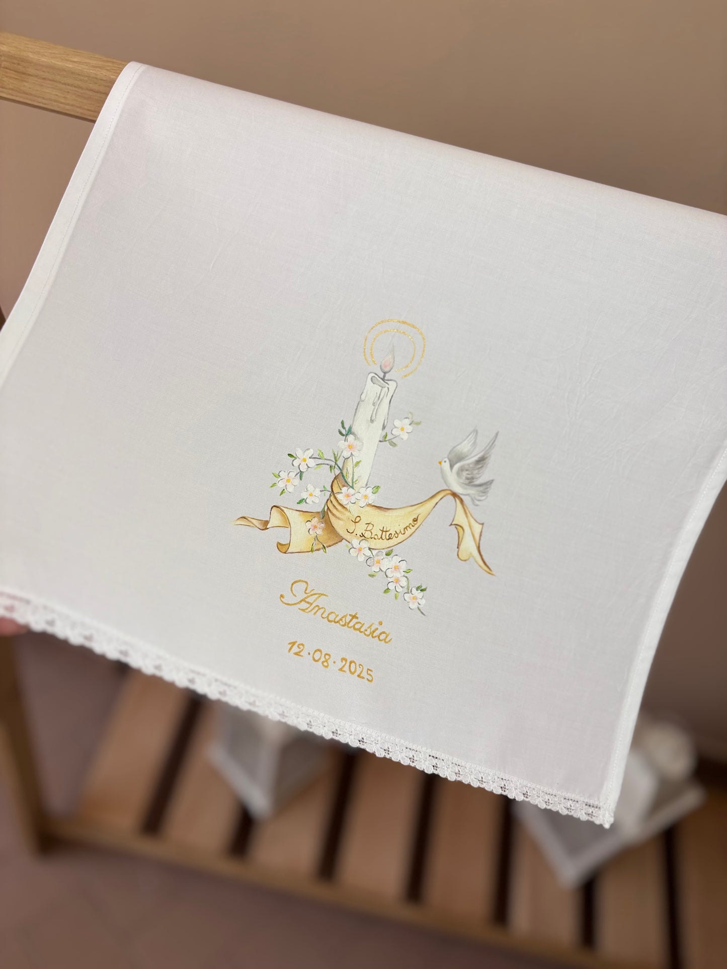 - DIPINTO - Asciugamano battesimale Ayssa