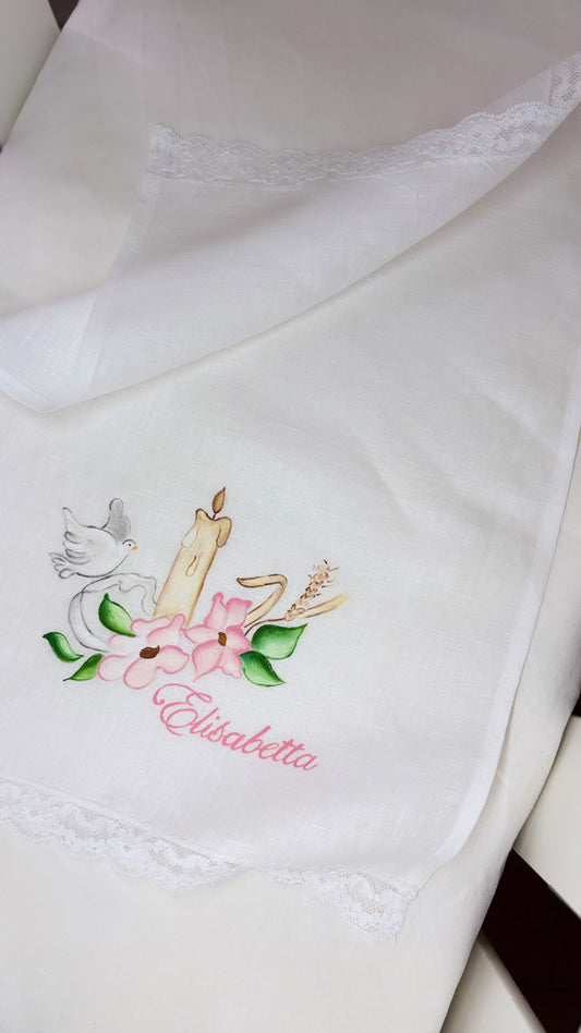 - DIPINTO - Asciugamano battesimale Juliet