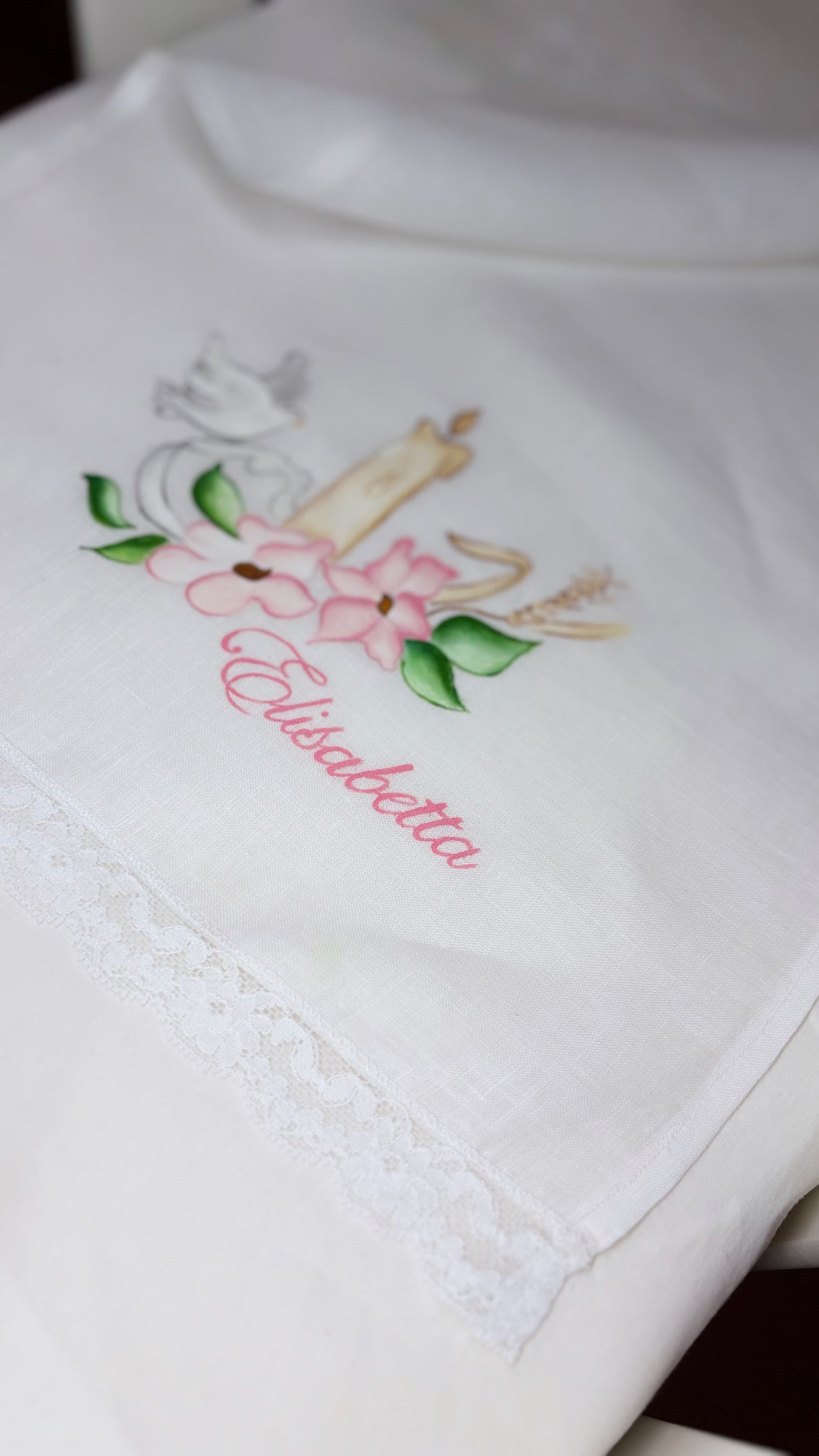 - DIPINTO - Asciugamano battesimale Juliet