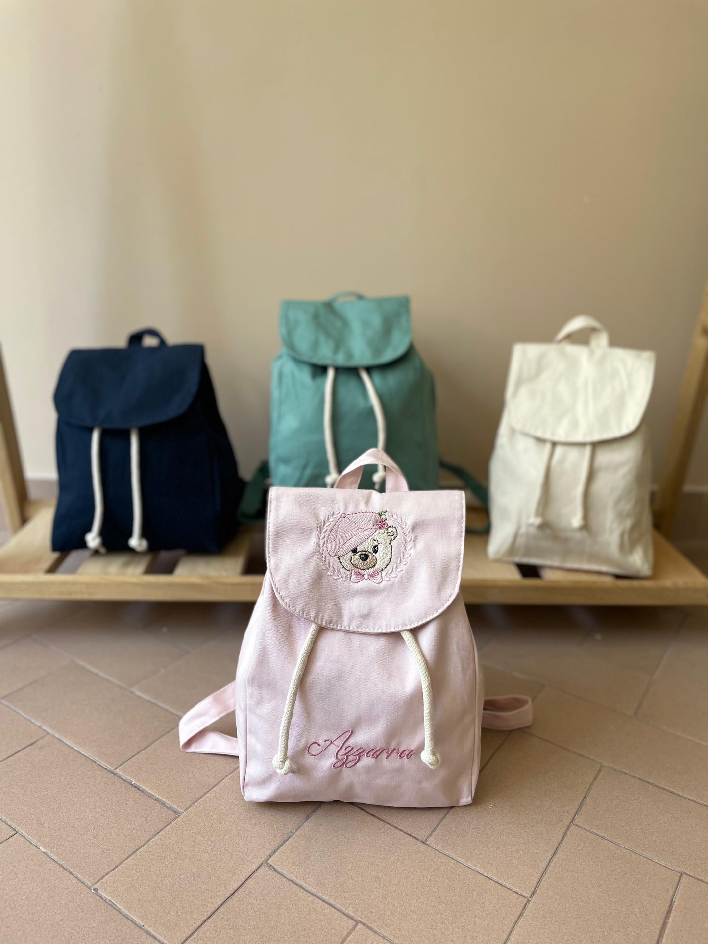 Zainetto personalizzato con RICAMO