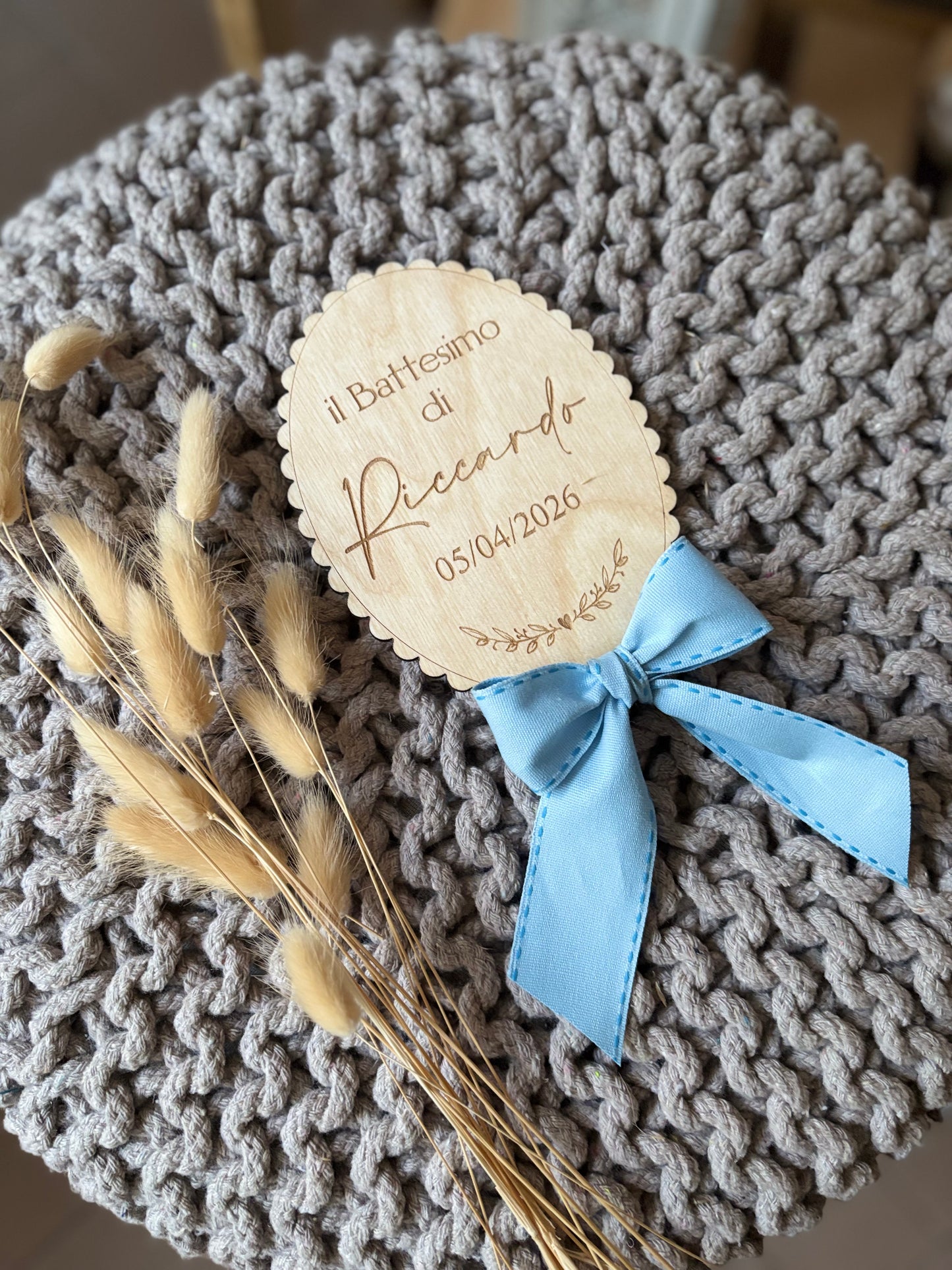 Targhetta battesimale