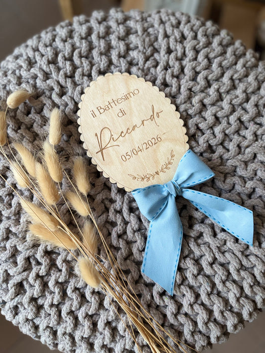 Targhetta battesimale