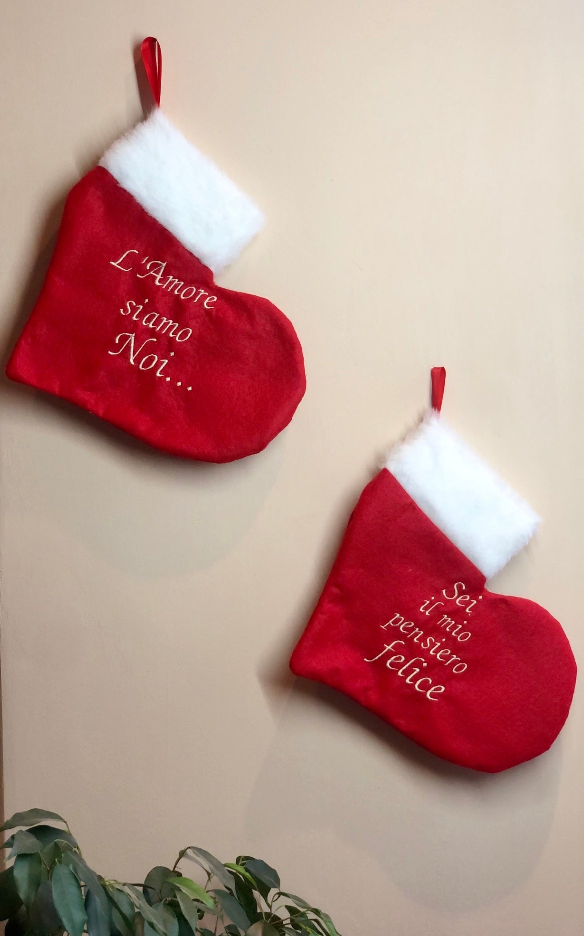 Calza a forma di cuore