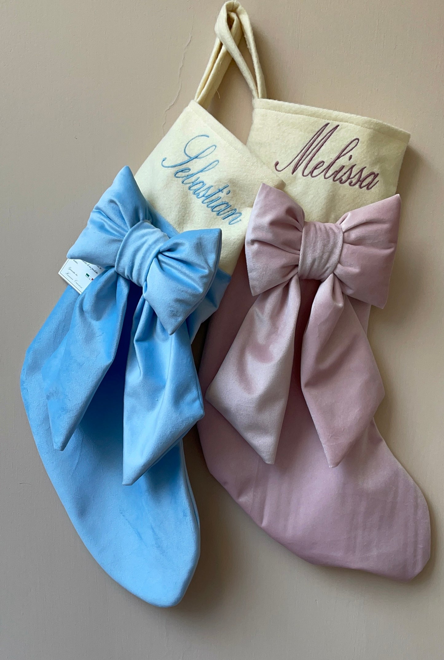 Calza Baby con fiocco