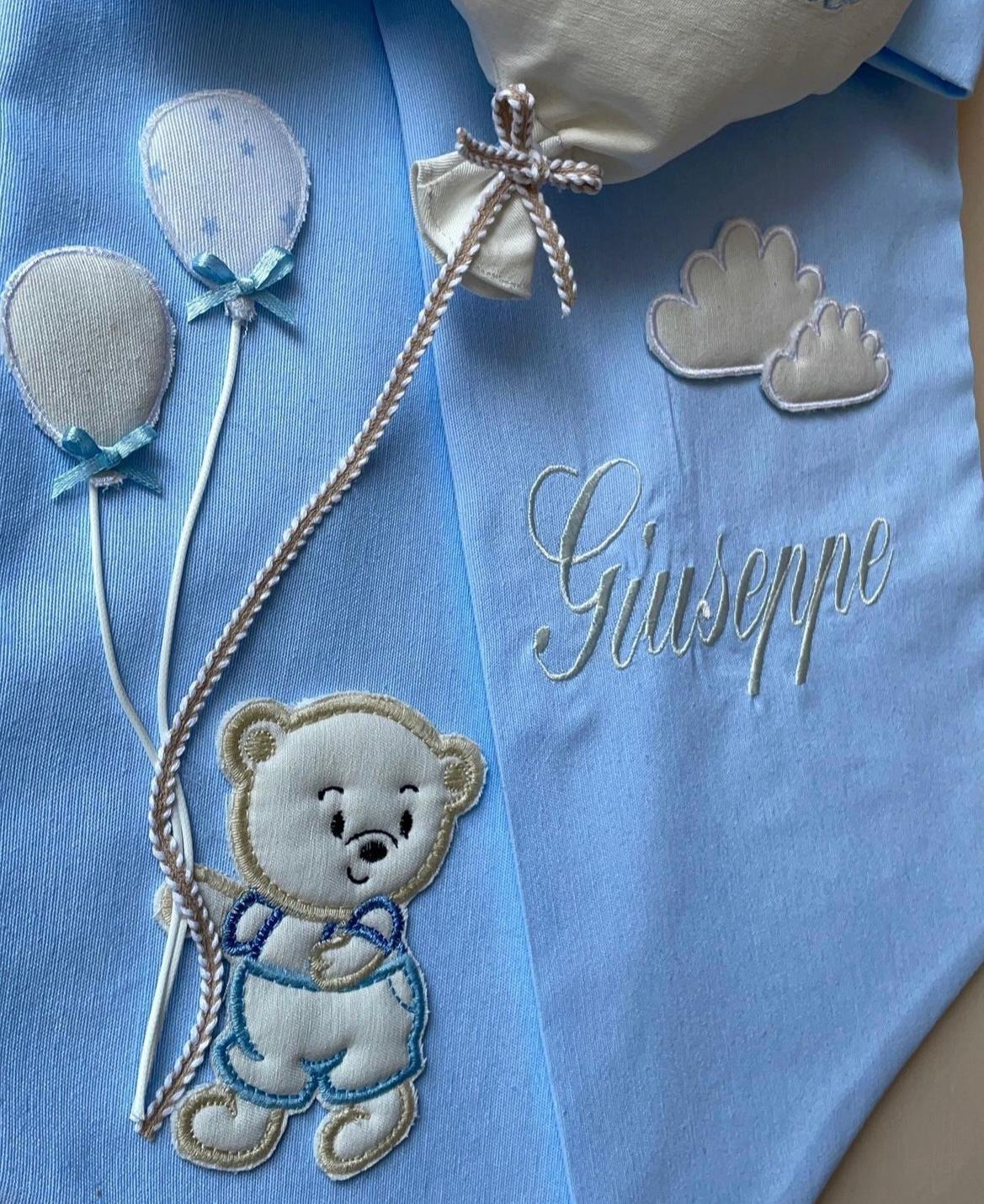 Fiocco Orsetto con palloncini