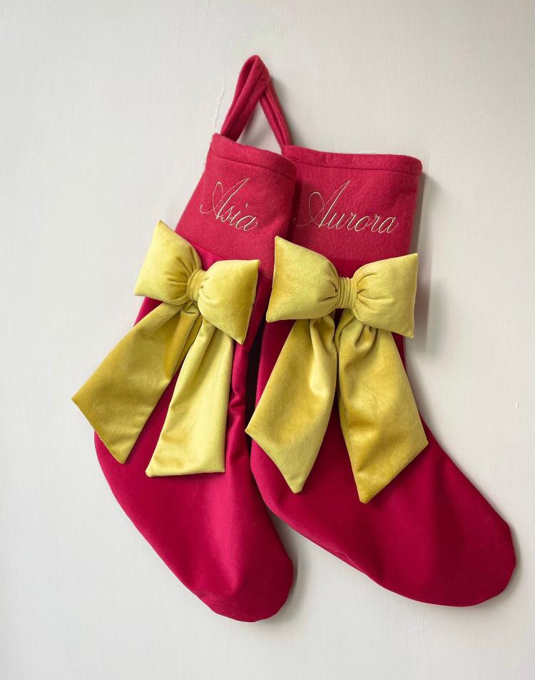 Calza Rossa con fiocco