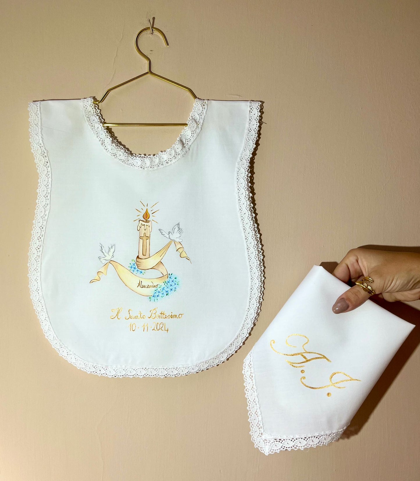 - DIPINTO - Camicino battesimale New