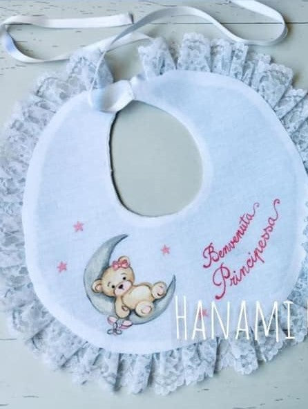 Bavetta orsetto su nuvola dipinto