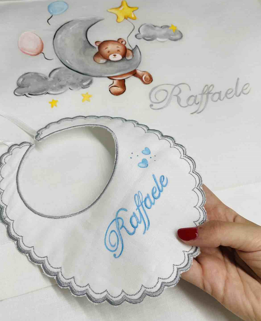 Bavetta orlo ricamato